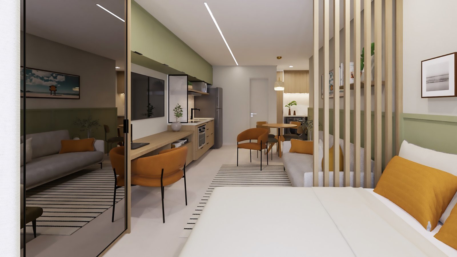 2 Dormitórios 44 a 46m²